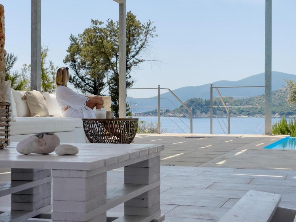 Zidanos Luxurious Sea Front Villa Marandokhórion المظهر الخارجي الصورة