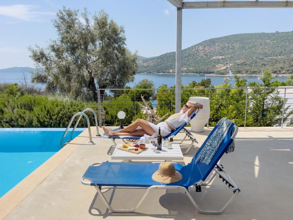 Zidanos Luxurious Sea Front Villa Marandokhórion المظهر الخارجي الصورة