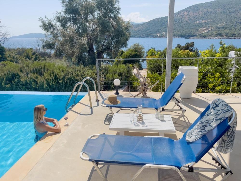 Zidanos Luxurious Sea Front Villa Marandokhórion المظهر الخارجي الصورة