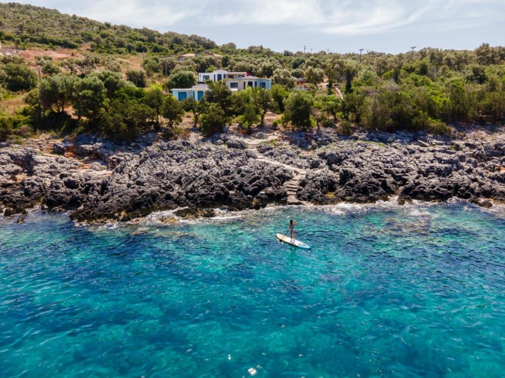 Zidanos Luxurious Sea Front Villa Marandokhórion المظهر الخارجي الصورة